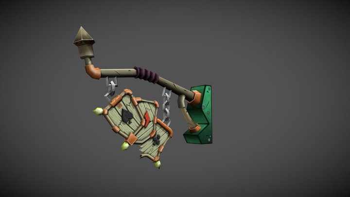Goblin Gambling den  Heartsign 3D Model