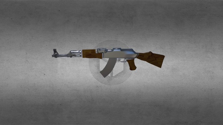 DVJ-AK-47 1 3D Model
