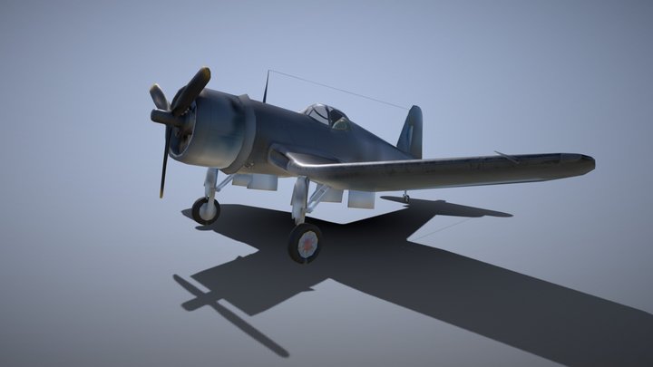 F4U-1A 3D Model