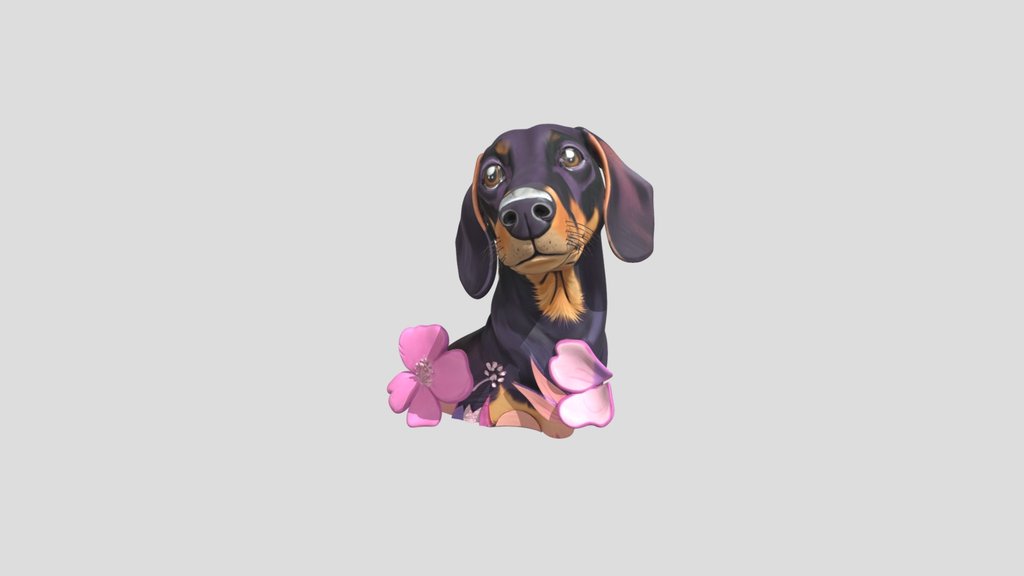 My dog art