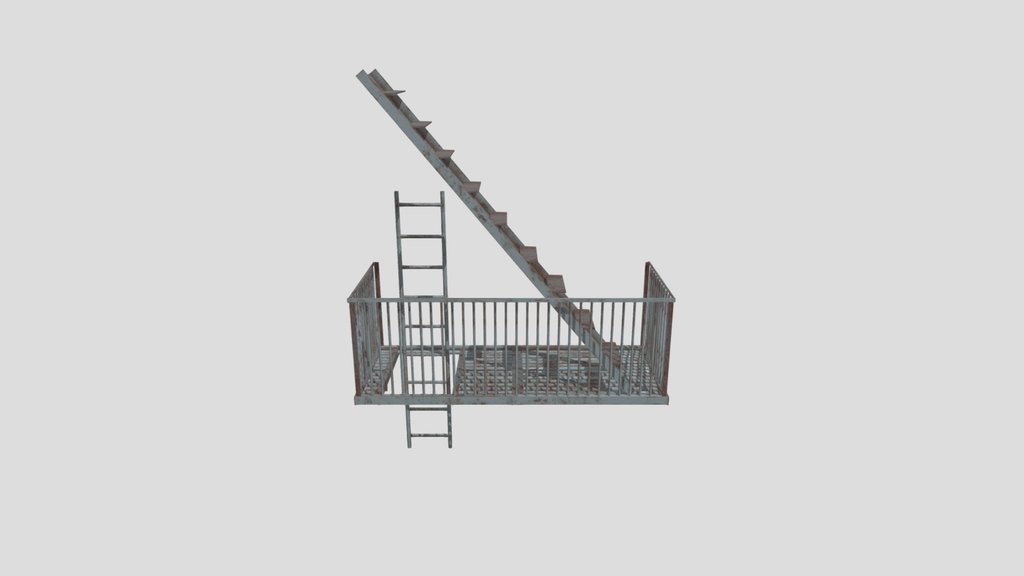 Stairs 2 Bottomend 3x3x0 5