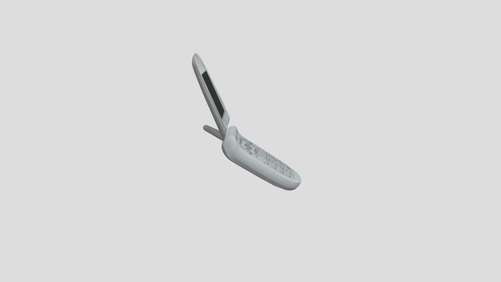 Flip Phone 3D Model