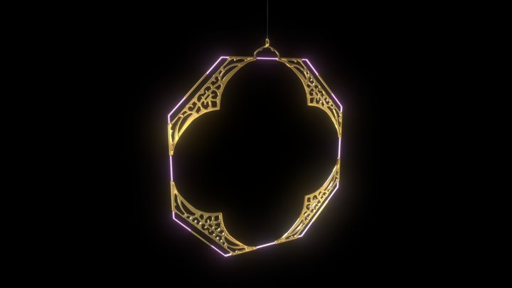 K-POP Demon Hunters - Rumi's stage aerial arch 3D Model