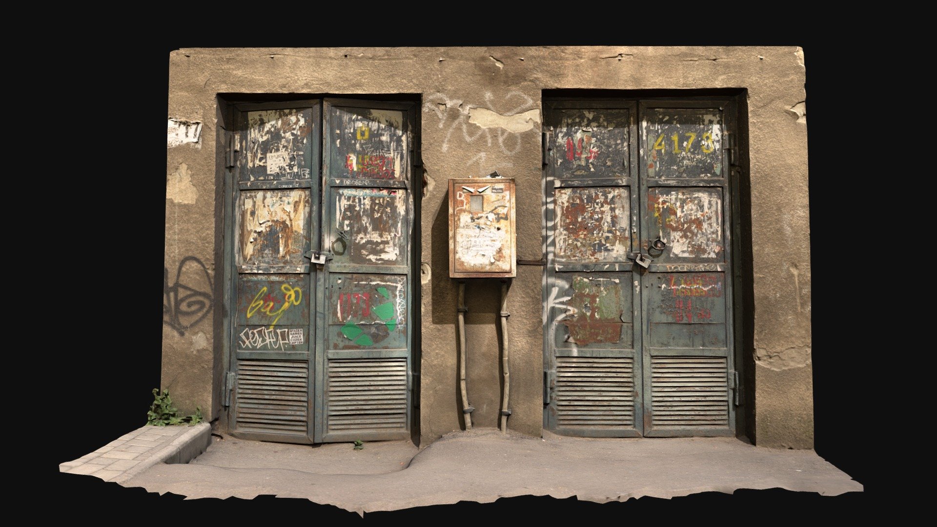 Random Tbilisi Doors — Sketchfab embed 3D viewer