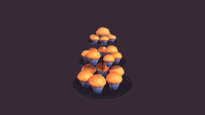 Muffins 3D Model
