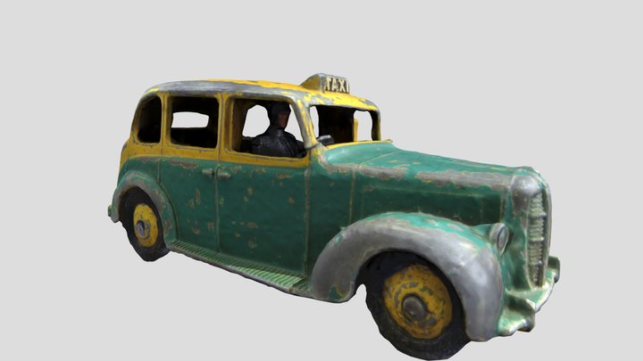 Austin Taxi Dinky Car – PhotoCatch 3D Model