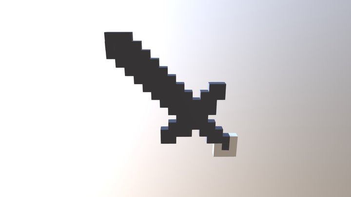 no color sword (minecraft) 3D Model