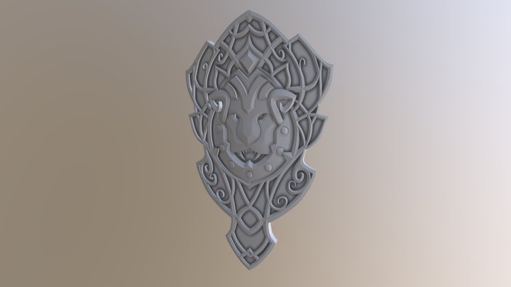 Minotaur shield 3D Model