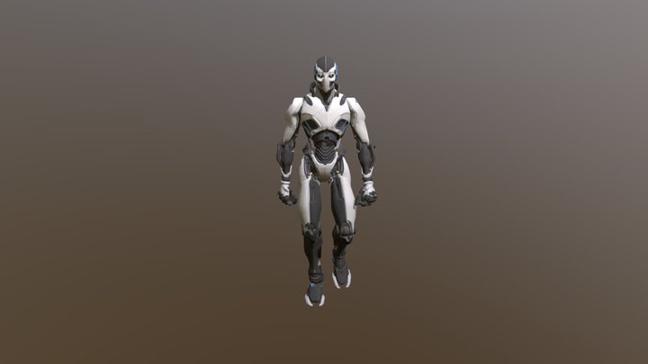 Combat Robot (Ready for Unreal Engine) 3D Model