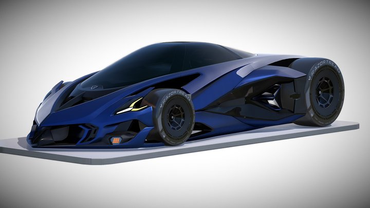 2022 Phoenix Longwing Vision Racecar 3D Model