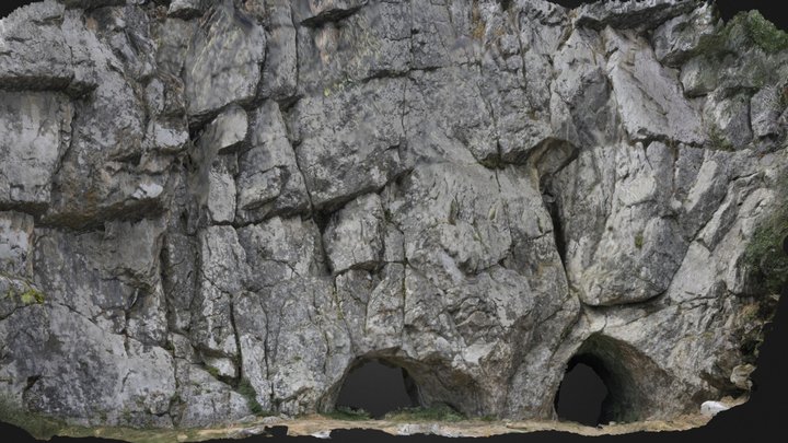 Grotte de la Chèvre à Saulges en Mayenne 3D Model