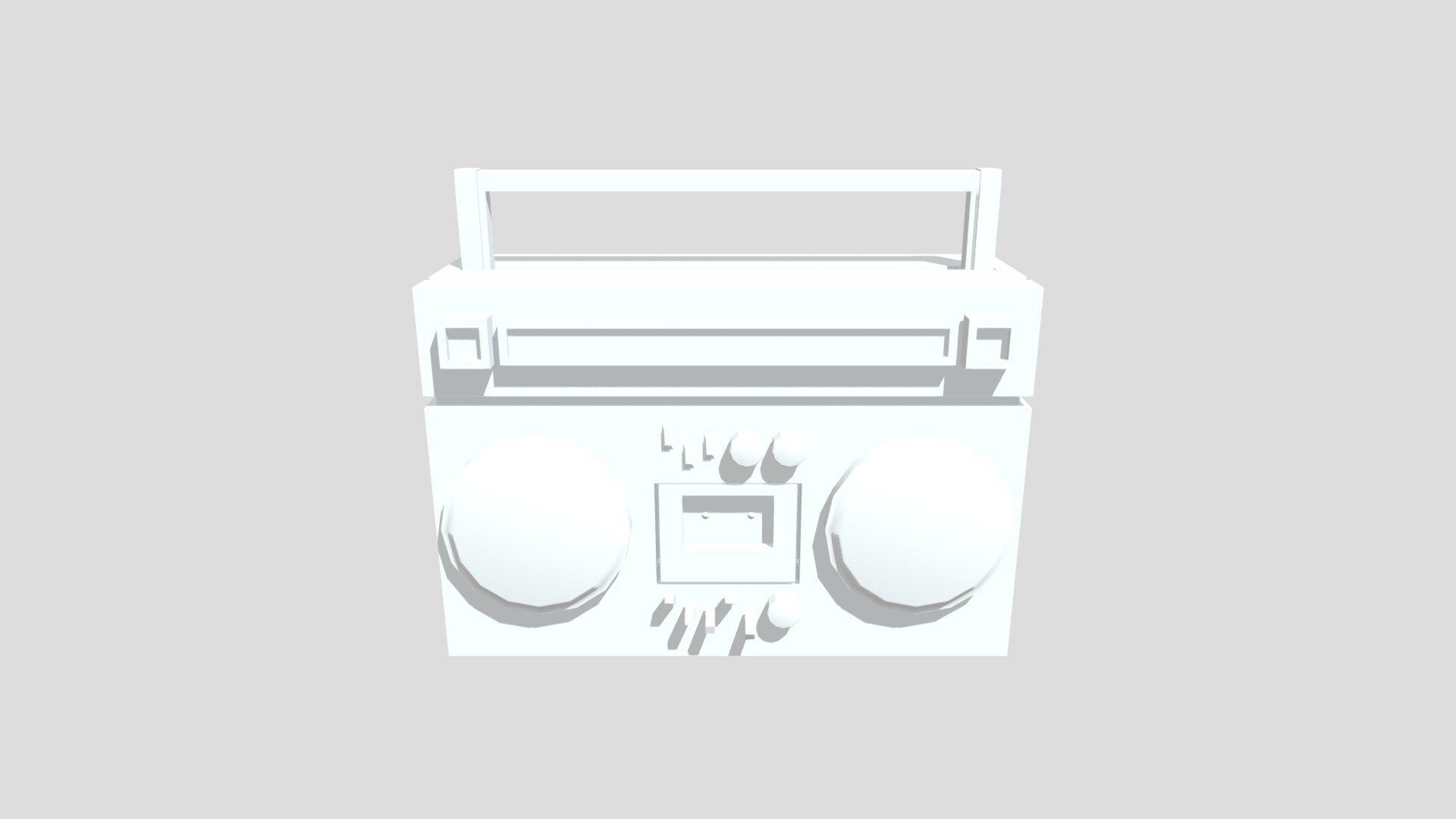 Boombox from Poly by Google