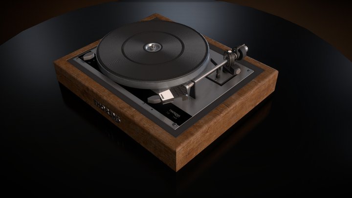 Thorens TD 145 Record Player 3D Model