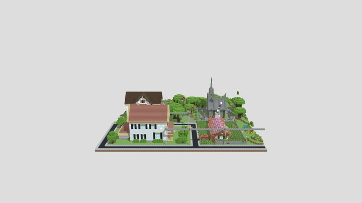 Suburban Build 3D Model