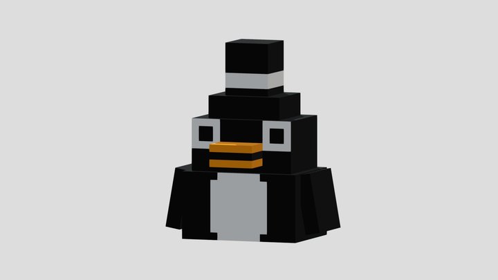 Penguin REMAKE 3D Model