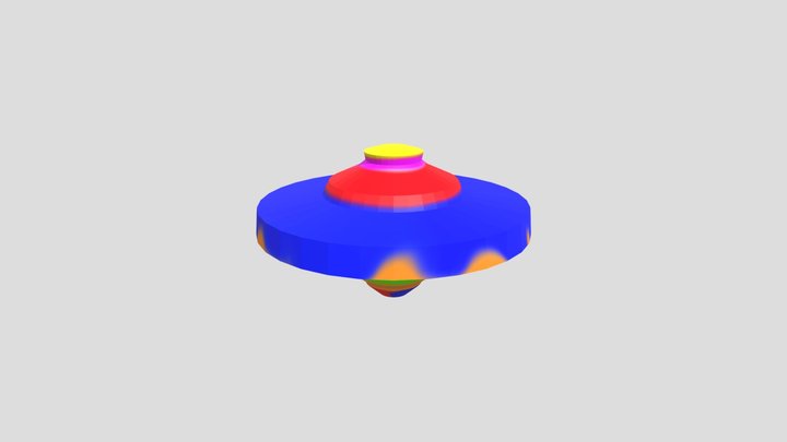 Pião_lowpoly – Free 3D Model STL