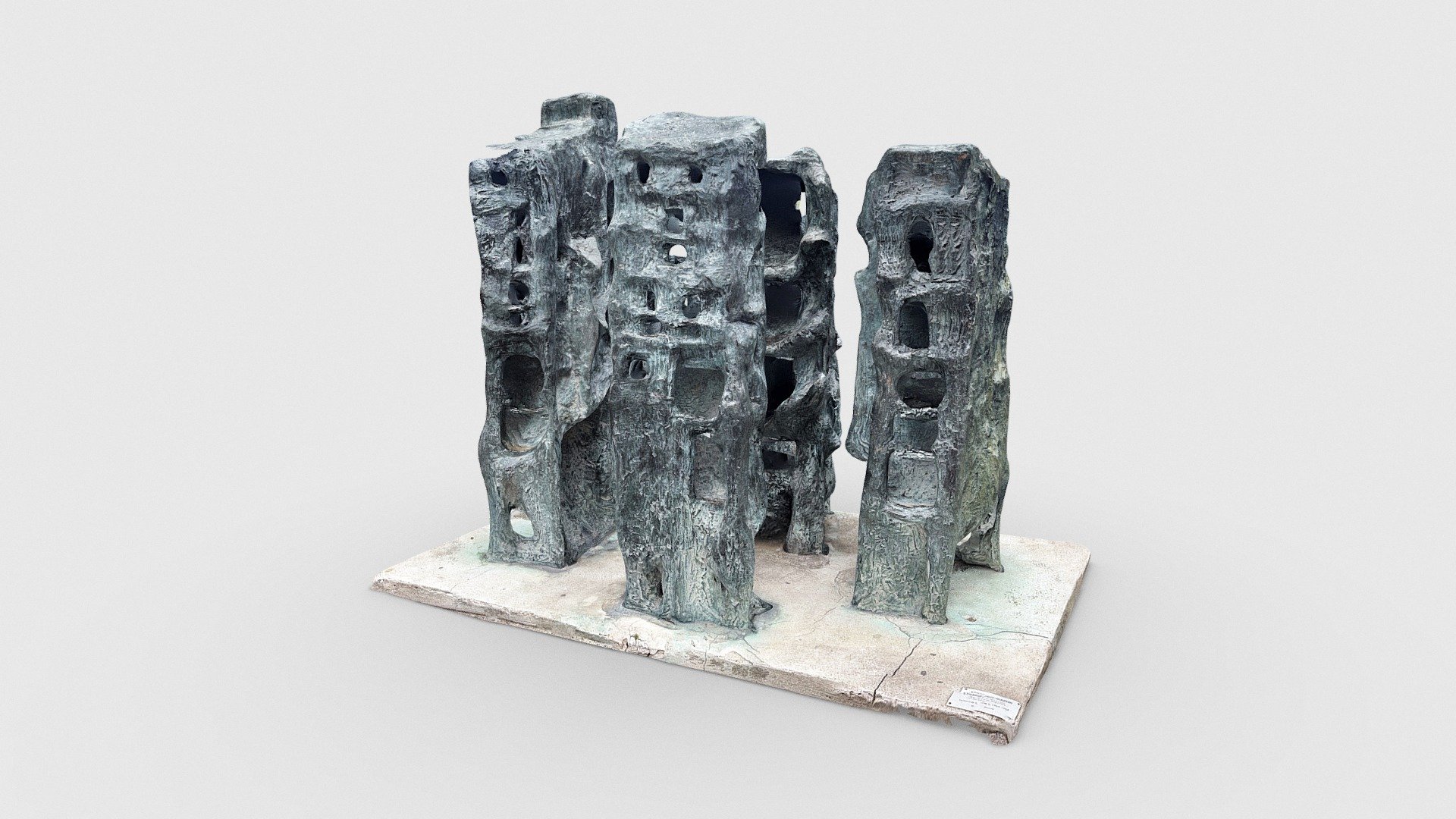 Sculpture, Tino Rossi garden, Paris Download Free 3D model by Emm