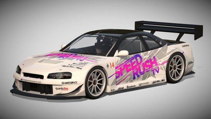 1999 Nissan Skyline GT-R (R34) R3 – Modelo 3D gratuito STL