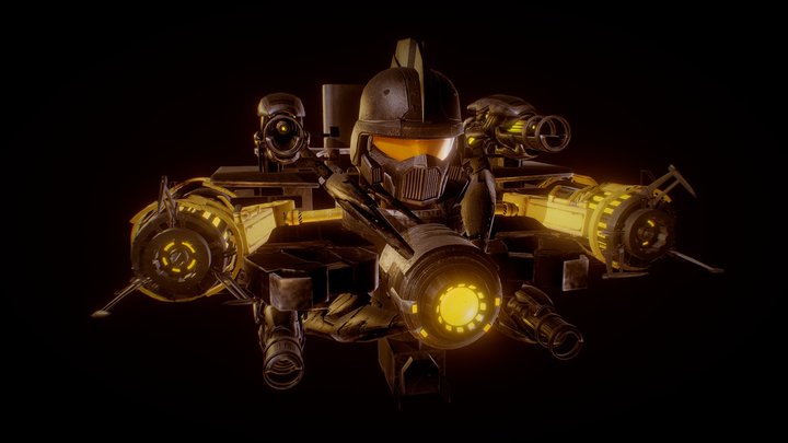 Astro Destructor 3D Model