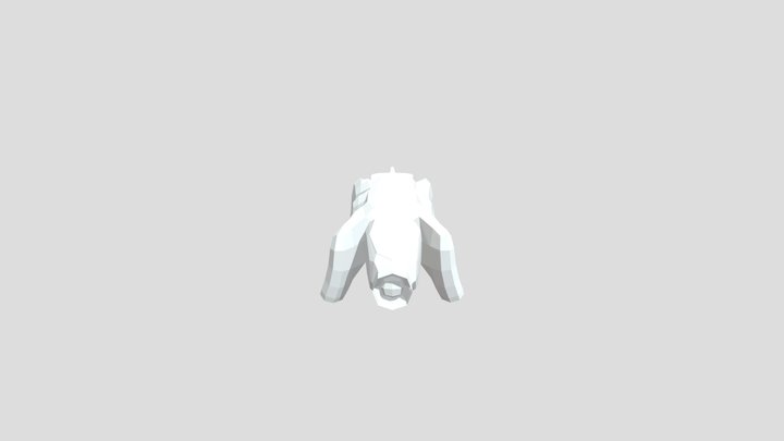 One-eyed monster simple 3D Model