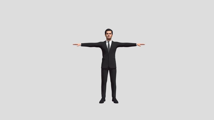 Andrew Garfield  Spiderman 3d model free to use 3D Model