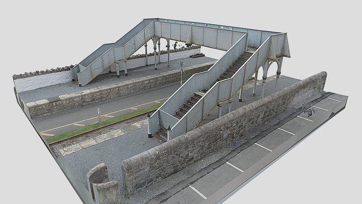 Moat Railway Bridge 3D Model