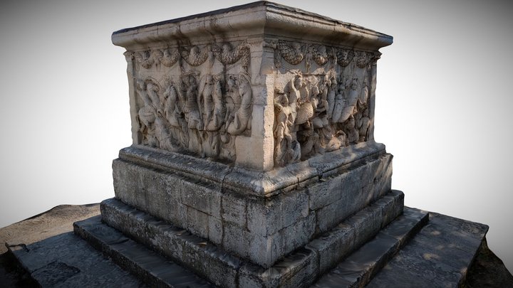 Roman Alter Frieze 3D Model