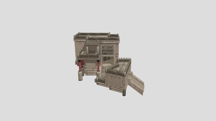 Minoan Temple 3D Model