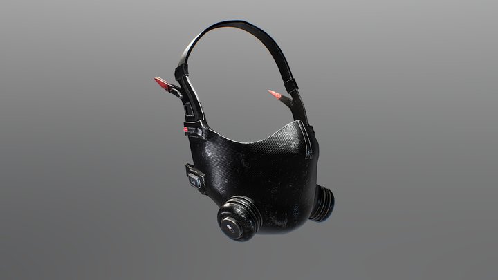 Cyberpunk Mask 3D Model