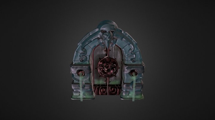 Carter Brock Dungeon Door 3D Model