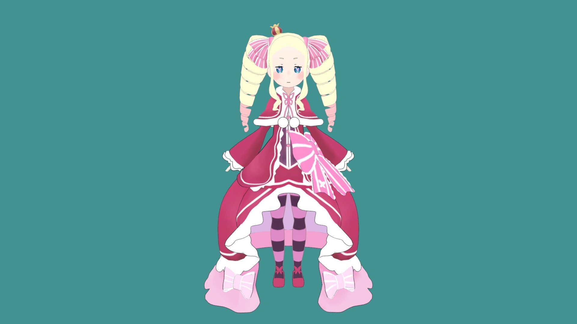 Beatrice ベアトリス (リゼロ) - 3D model by Aricoris [a0378cd