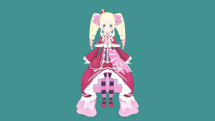 Beatrice ベアトリス (リゼロ) - 3D model by Aricoris [a0378cd