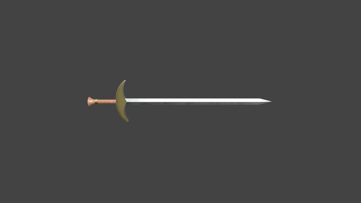 Iron Sword 3D Model