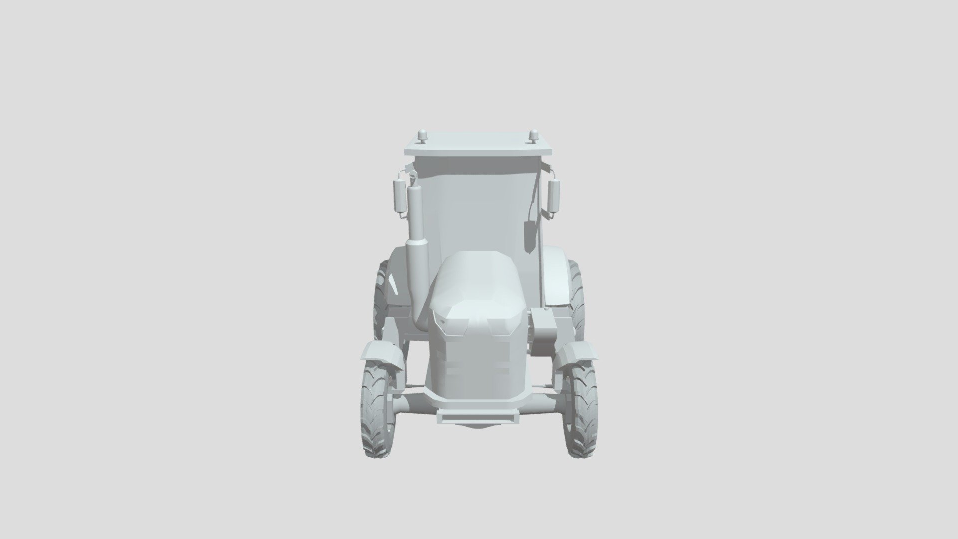 Tractor With U Vs