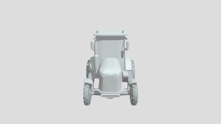 Tractor With U Vs 3D Model