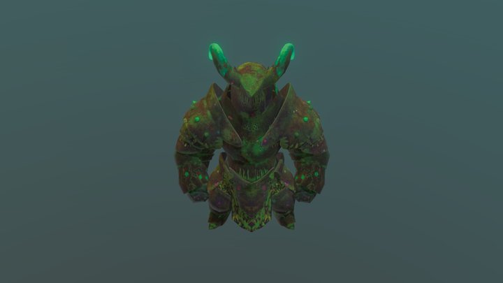 Rust  Green Knight 3D Model