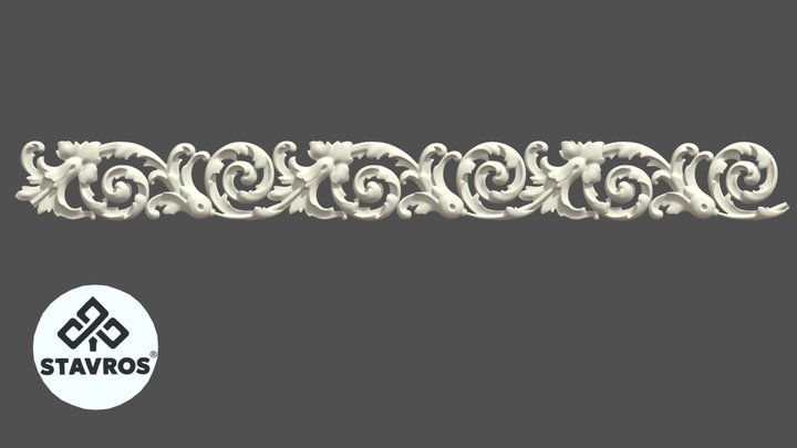 Stavros Polyurethane Carved Linear Mouldings