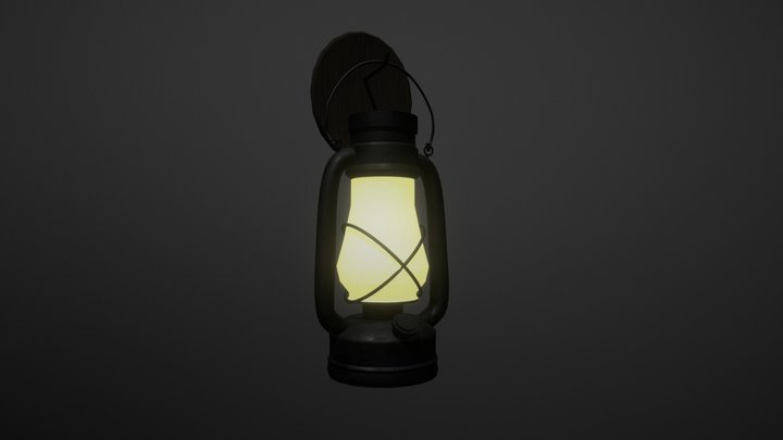 Wall Lamp Prop 3D Model