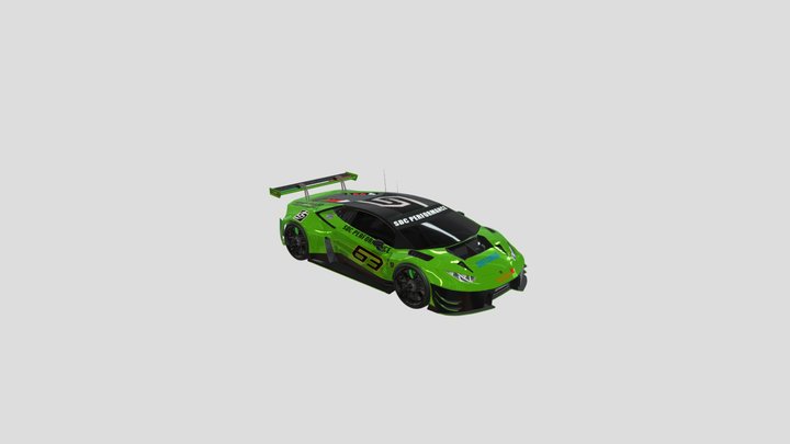 Lamborghini Huracan Gt3 - Squadra Corse Sdc 3D Model