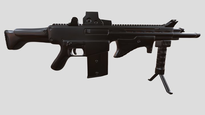 Zolfaghar (assault rifle) 3D Model