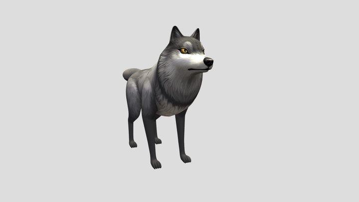 wolf 3D Model