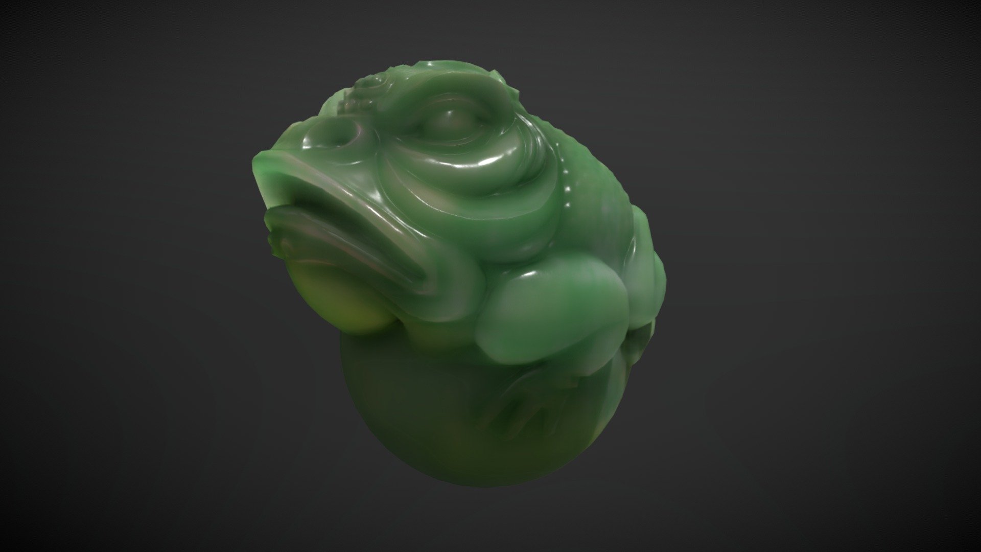SubstancePainter example sence:JadeToad