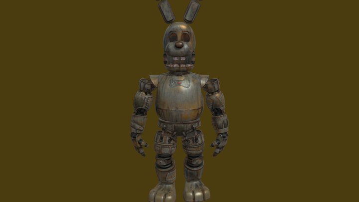 Fnaf SOTM Prototype SpringBonnie Springlock – Free 3D Model STL