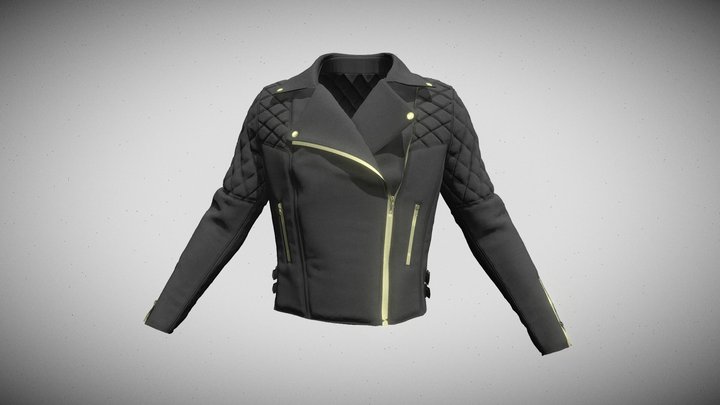 JAG INC Leather Jacket | Realistic 3D Model 3D Model