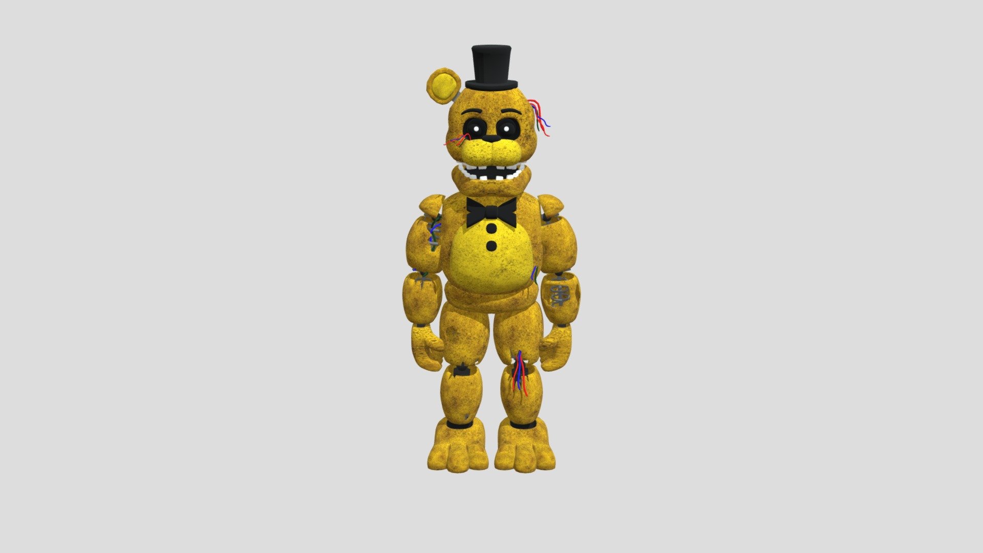 Fnaf 2 Golden Freddy V2 1 Download Free 3d Model By Fnaf God A03ca2d Sketchfab 9779