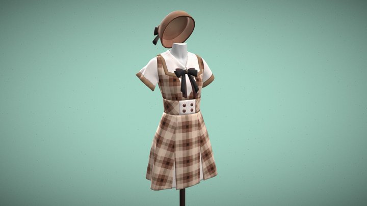 [Free Download] Cute Cosplay Outfit – Kostenloses 3D-Modell STL