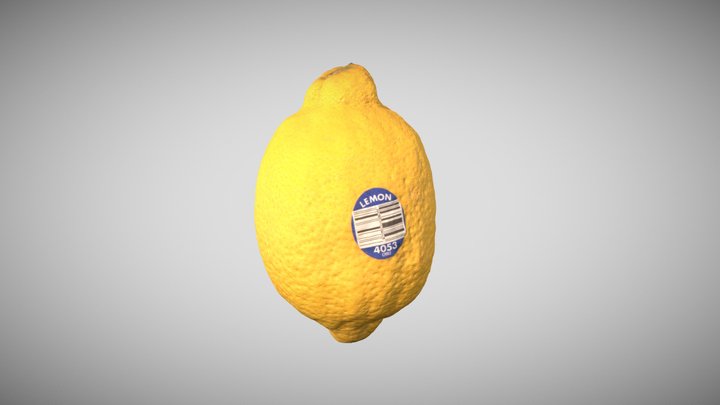 Lemon 3D Raw Scan 3D Model