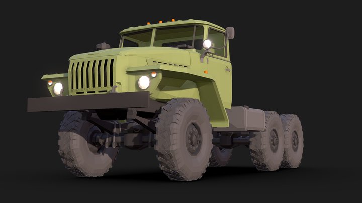 Урал - 4320 3D Model