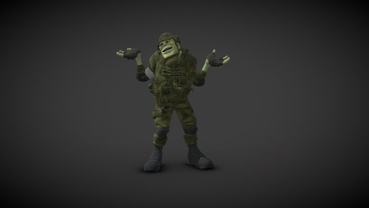 Orc Soldier 3D Model