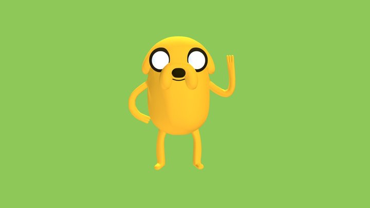 Jake - Adventure time 3D Model